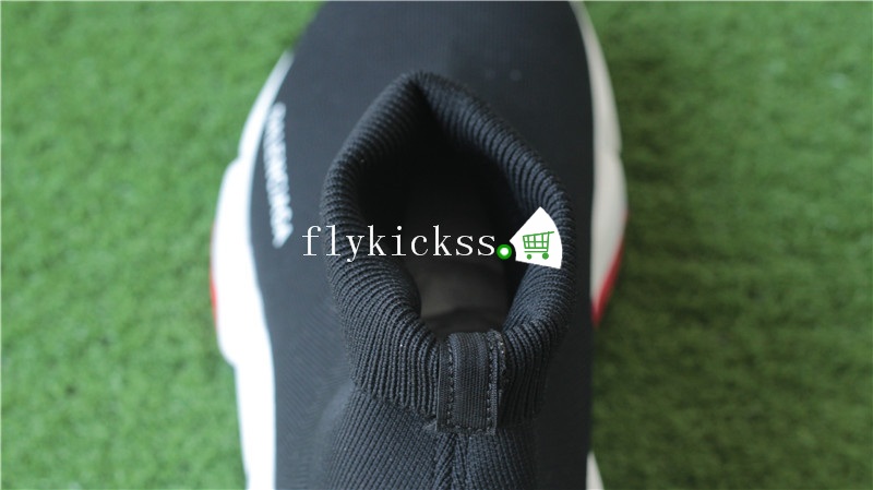 Balenciaga Speed Trainer Sock Black Red